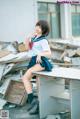 Coser@蠢沫沫 (chunmomo) Vol.035: 天台JK (40 photos) P30 No.1f9c11